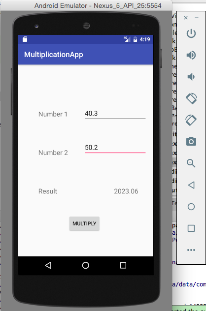 use android studio onclick