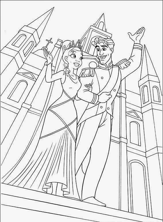 Download Disney Movie Princesses: Elsa Castle Coloring Pages