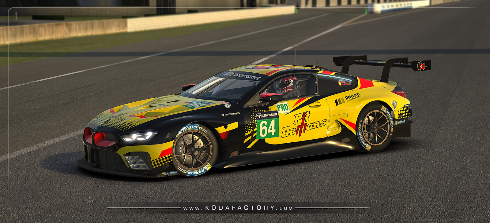 Koda Factory Pit Demons Bmw M8 Gte Iracing