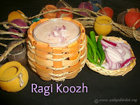 Images for Aadi Koozh Recipe / Ragi Ambali / Kezhvaragu Koozh / Ragi Koozh / Keppai koozh / Finger Millet Porridge