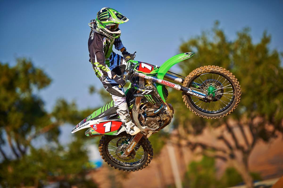 Мотокросс Kawasaki