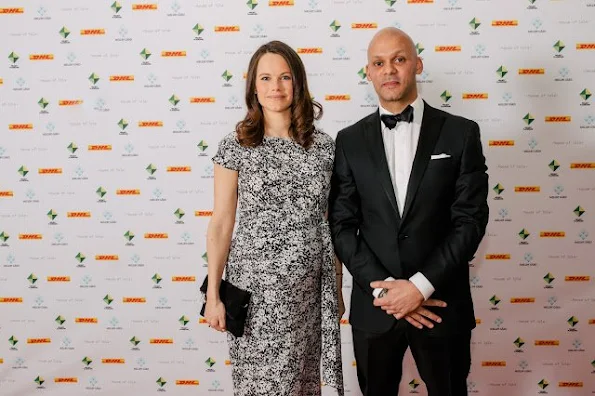 Princess Sofia of Sweden attended a charity dinner for the benefit of Project Playground at the Auktionsverket Kulturarena in Göteborg city of Sweden.