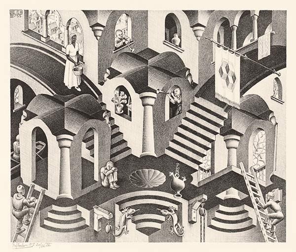 Resultado de imagen para MAURITS CORNELIS ESCHER - EL ARTÍSTA DE LO IMPOSIBLE
