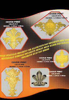 Ornamen Besi Tempa ornamen alferon, aksesoris pagar klasik, alumunium cor