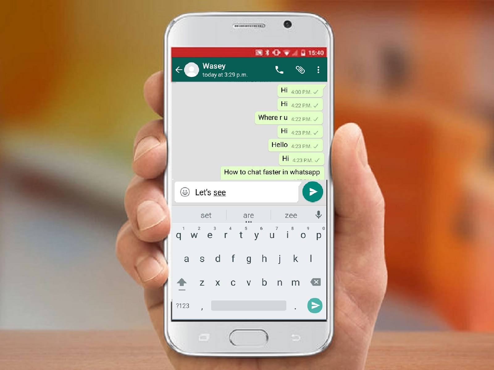 How to Chat Faster In WhatsApp (Easy) .