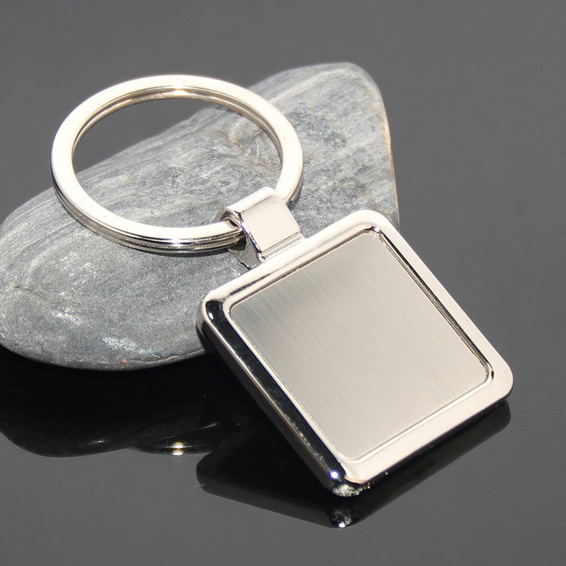 Hadiah Store: Custom Engrave ZA Square Blank Keychain (RE 86)