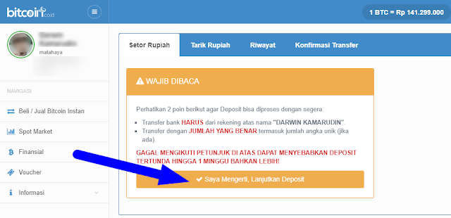 Cara Menambah Saldo Rupiah Indodax via ATM BRI Cara Menambah Saldo Rupiah Indodax via ATM BRI