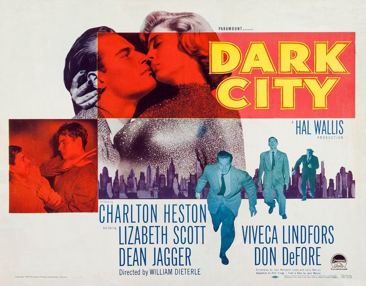 Risultati immagini per the dark city film 1950