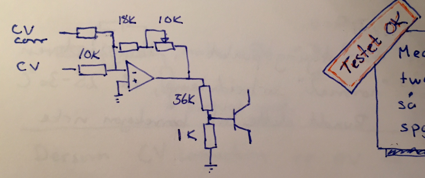 A to Synth Exponential VCA with temperature correction
