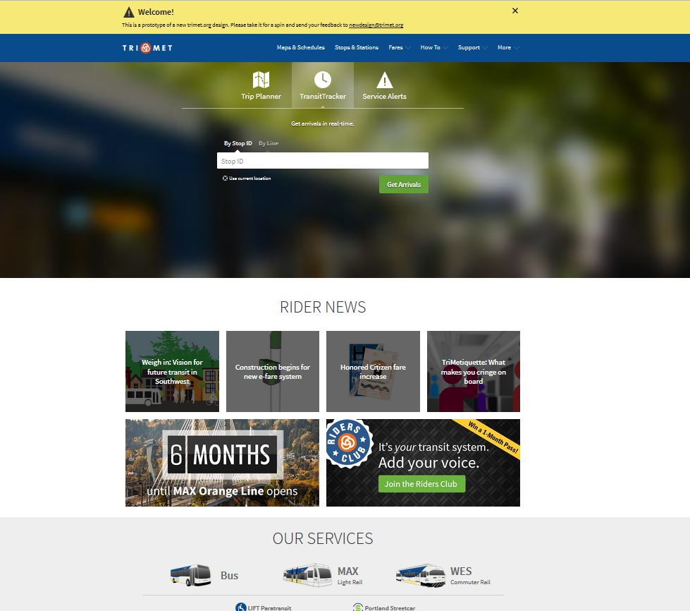 RANTINGS OF A FORMER TRIMET BUS DRIVER Trimet redesigning its website