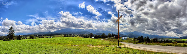 Olczański Wierch - panorama Tatr