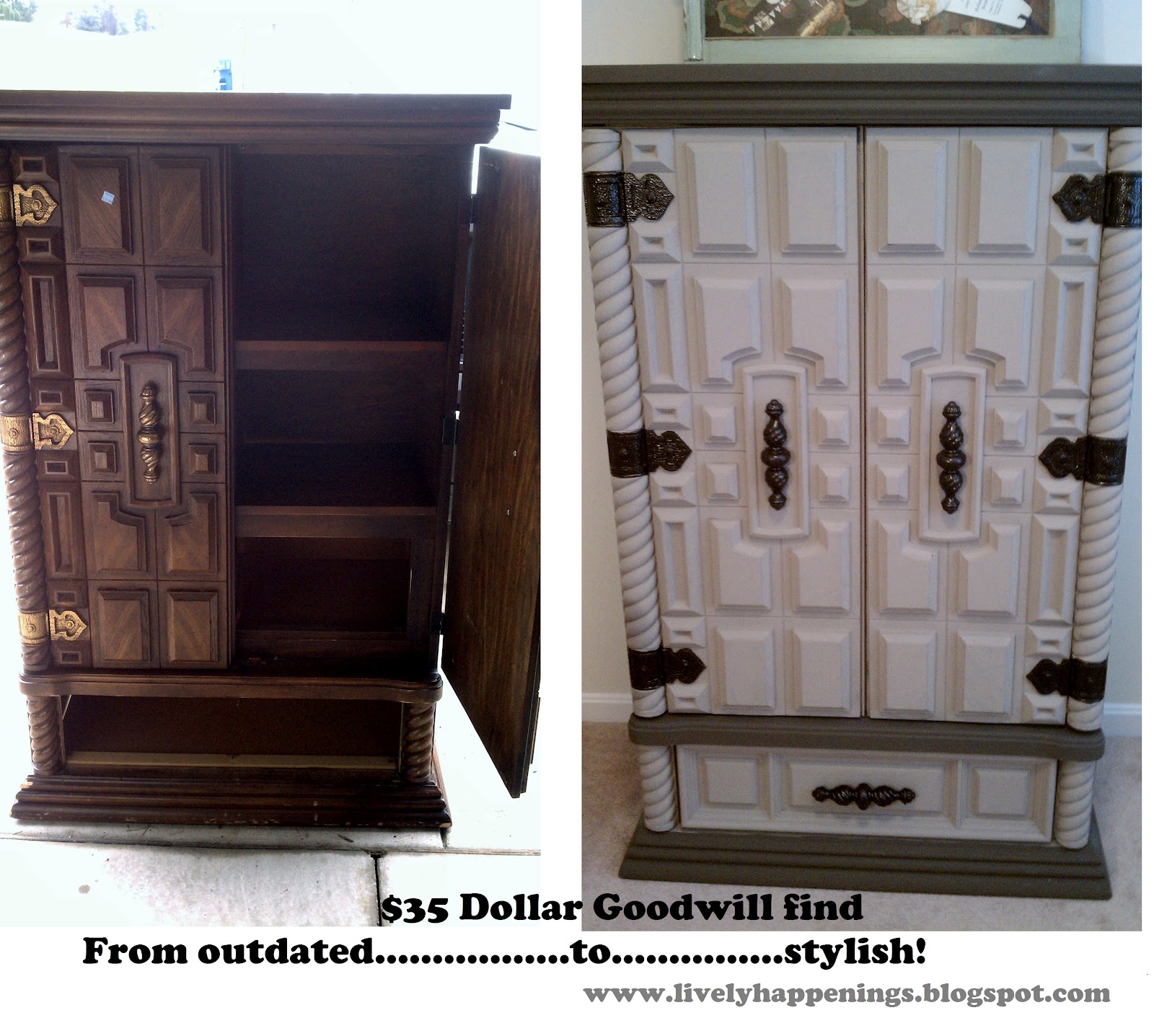 Lively Happenings Goodwill Turned Craft Room Masterpiece