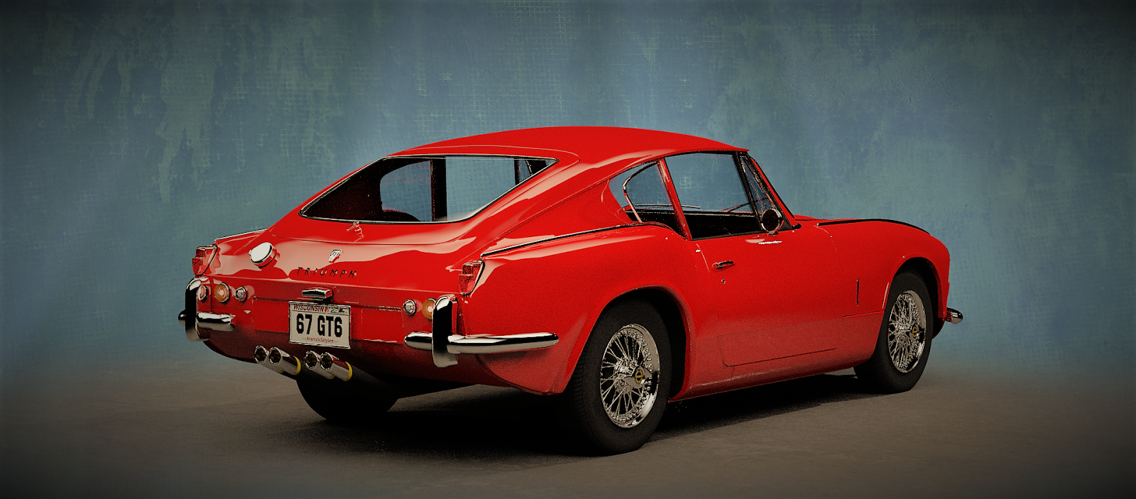 The Tinkers Workshop 1967 Triumph Gt6 Blender Model Is Completed