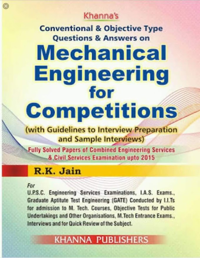 [Pdf] Mechanical Engineering Conventional & Objective QA By R.K. Jain