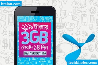 গ্রামীণফোন ৩ জিবি ২১৯ টাকায় ১৪ দিন মেয়াদে ডায়াল *৫০০০*১১১# গ্রামীণফোন-৩জিবি-২১৯টাকায়-১৪দিন-মেয়াদে-ডায়াল-*৫০০০*১১১#