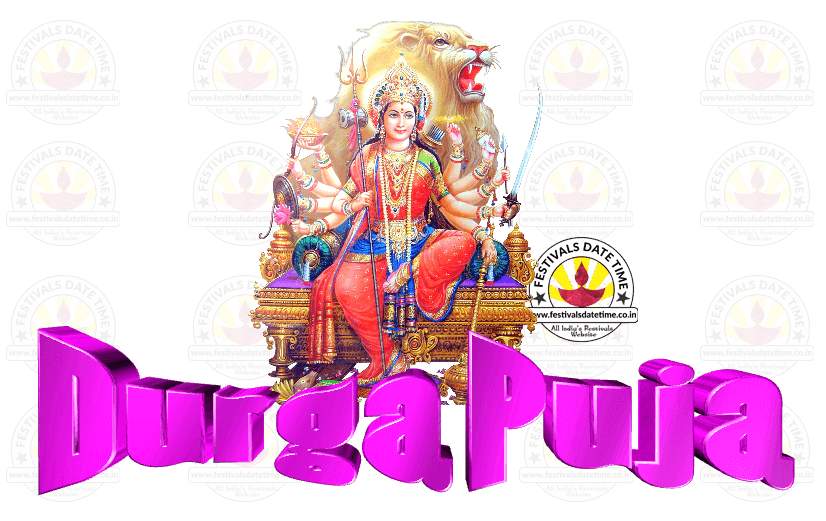 2020 Happy Durga Puja Transparent PNG Wallpaper Free Download - Festivals  Date Time