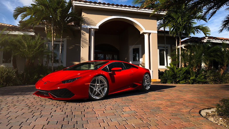 Red Lamborghini Huracan HD