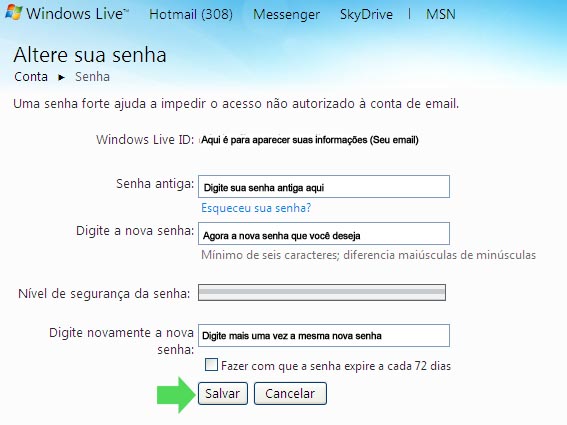 Recuperar senha Hotmail Recuperar senha Hotmail