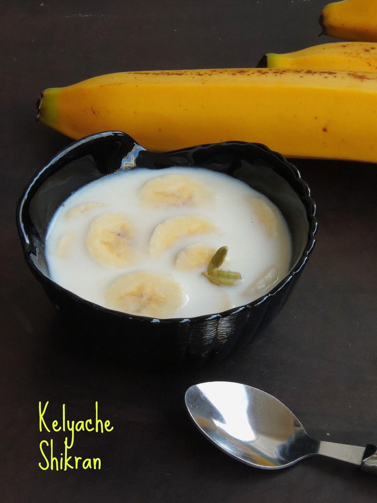 Kelyache Shikran/Maharashtrian Kelichi Shikran/Easy Banana Milk Dessert
