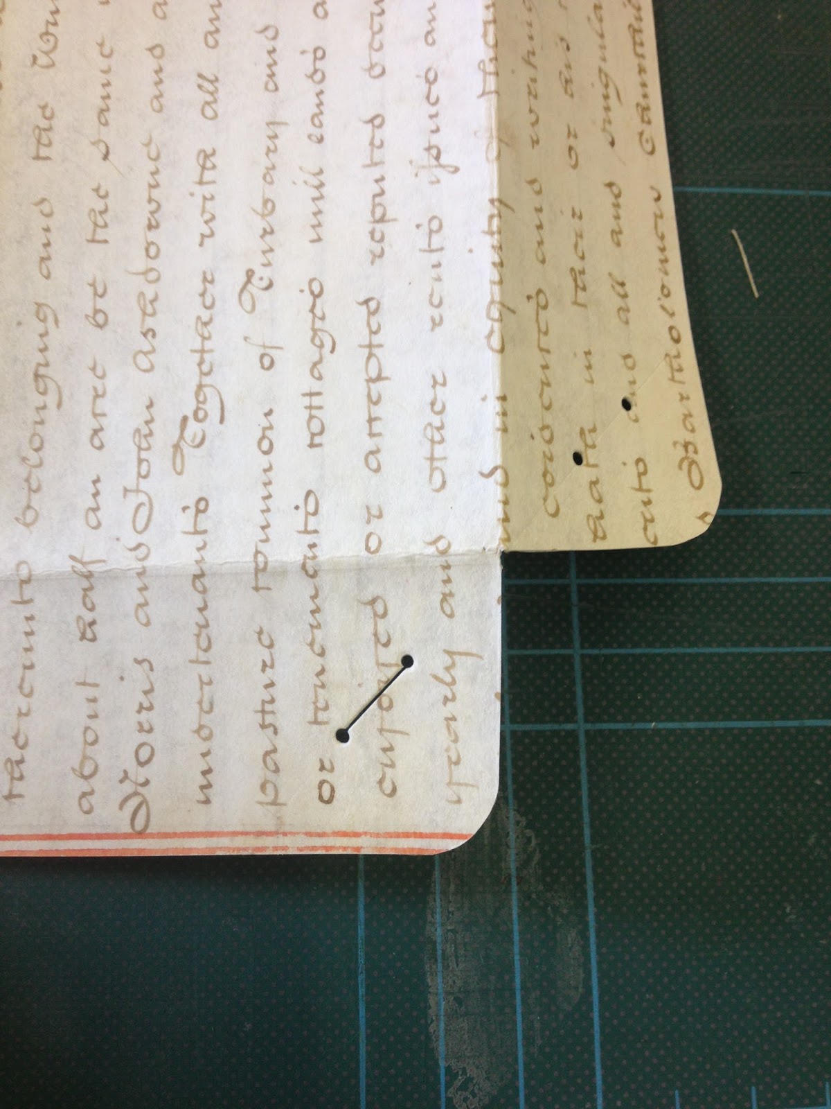 PZ CONSERVATION Limp Vellum Binding