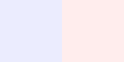 En la izquierda, blanco frío (azulado), en la derecha, blanco cálido (rojizo)