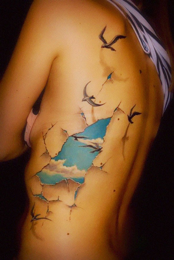 25 Crazy 3d Tattoos That Will Twist Your Mind Archartme 