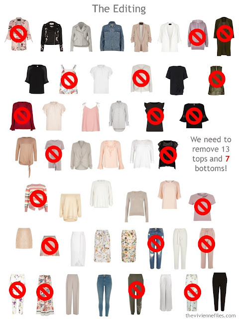 editing a 50-piece wardrobe down to 30 pieces editing a 50-piece wardrobe down to 30 pieces