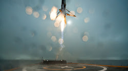 SpaceX đã thực hiện thành công cú hạ cánh hỏa tiễn Falcon 9 lên thân một ụ nổi trên biển