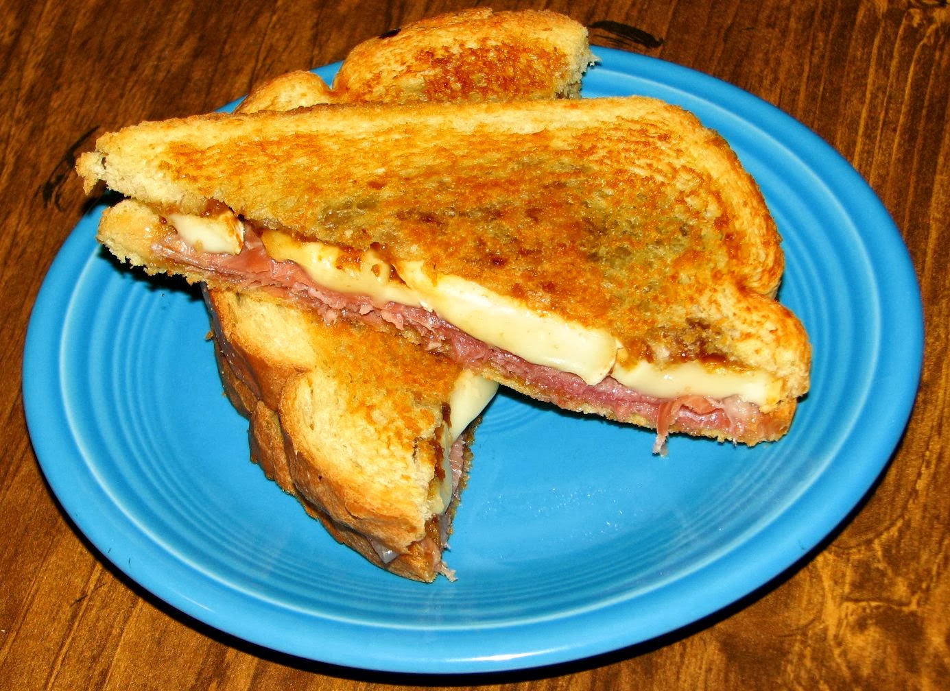 Shel's Kitchen Prosciutto and Brie Grilled Cheese