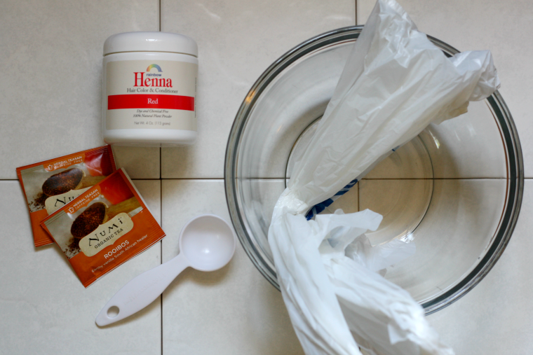 dye your hair with henna and rooibos tea Numi collaboration dye your hair with henna and rooibos tea Numi collaboration