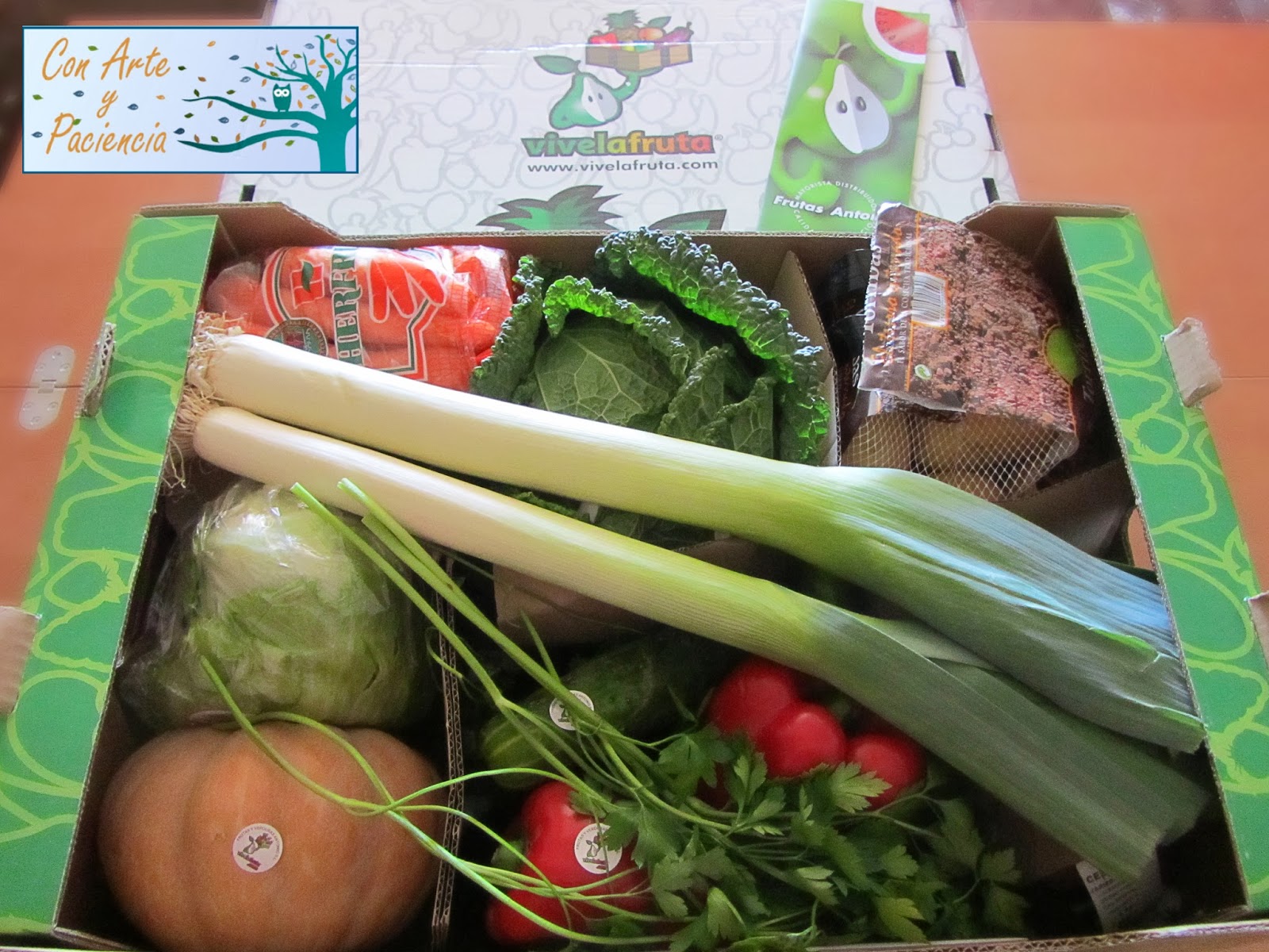 Ante Todo Con Arte y Paciencia: Frutas y Verduras: Una nueva forma de