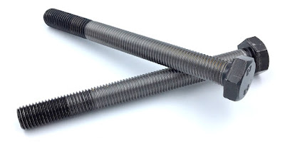 Extended Thread Large B7 Hex Bolts - 7/8 X 9 ASTM A193 B7 Hex Bolts With Reworded Extended Threads