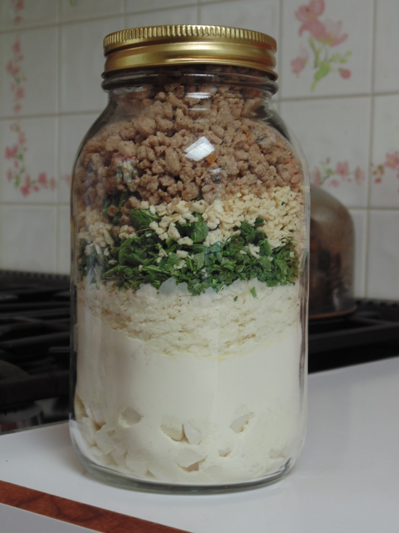 Instant Chicken Burritos in a Jar