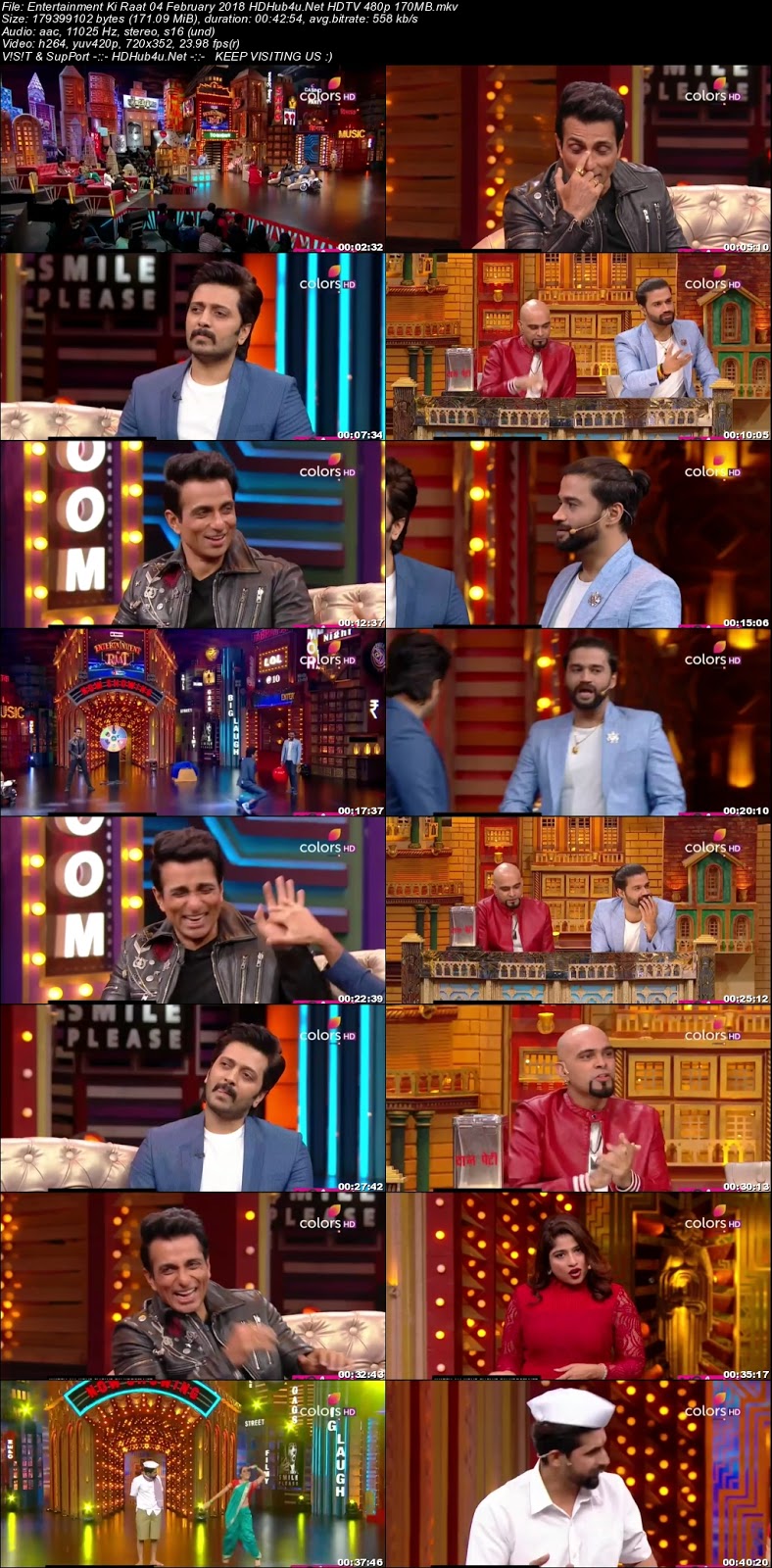 Entertainment Ki Raat 4th February 2018 480p HDTV 170MB Download
