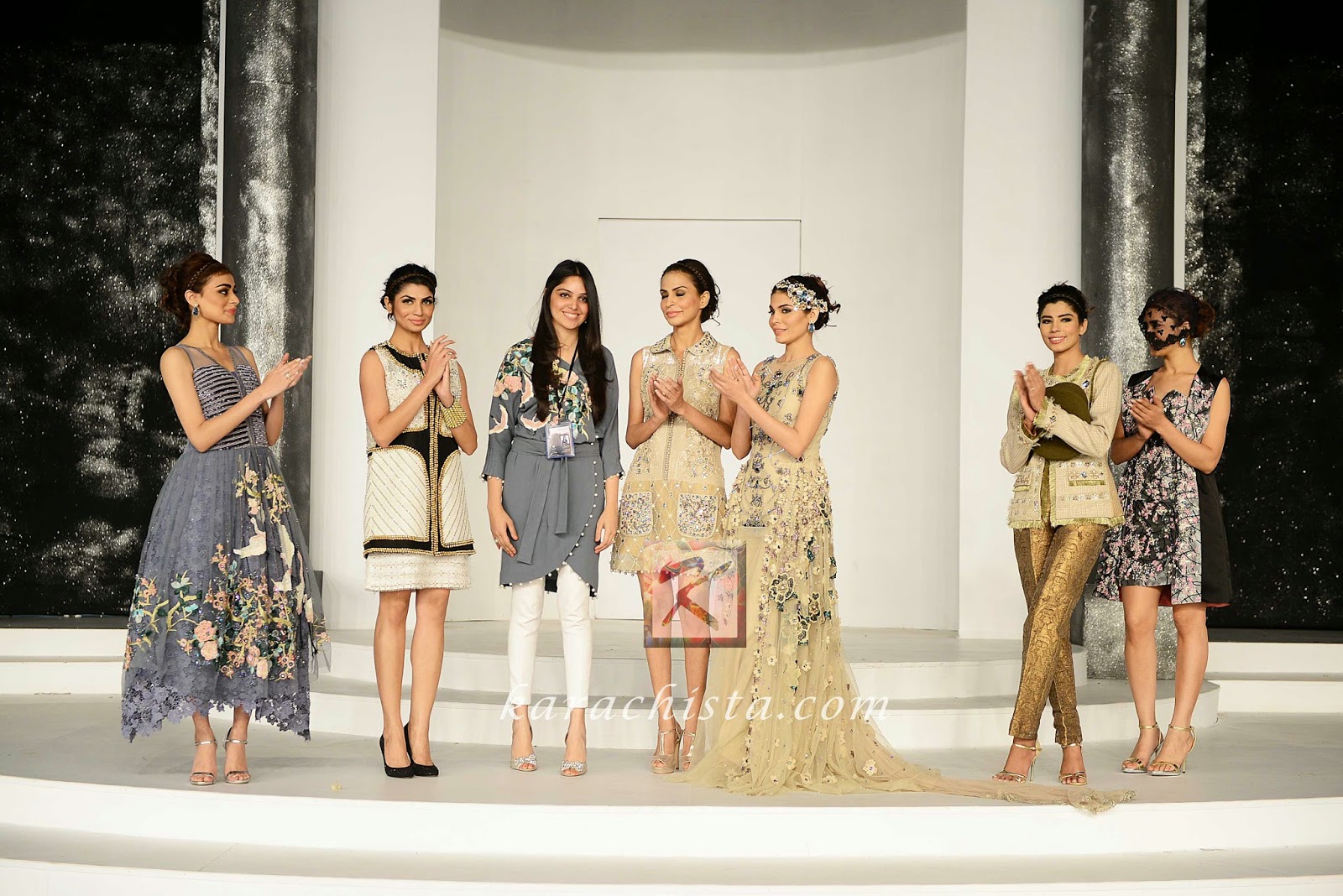 Saira Shakira PFDC Swarovski Couture Saira Shakira Swarovski crystals ensemble