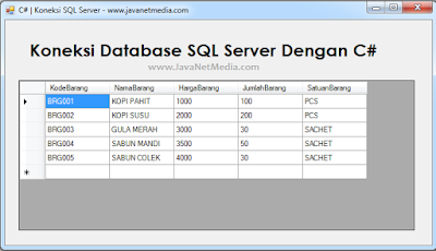 Cara Koneksi Database SQL Server Dengan C# - Belajar C SHARP