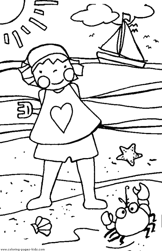 Summer coloring pages for kids | Coloring Pages For Kids