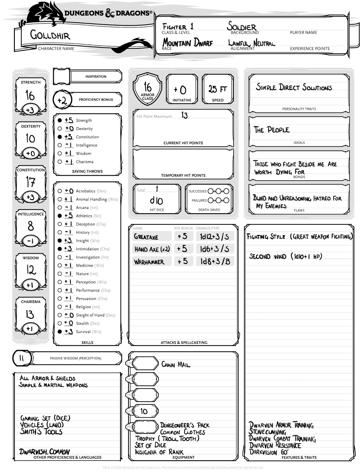 october 2014 hero forge character sheet