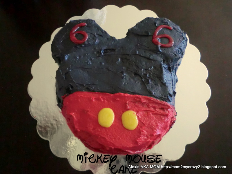 Running away? I'll help you pack.: Mickey Mouse Party Mickey Mouse Cake