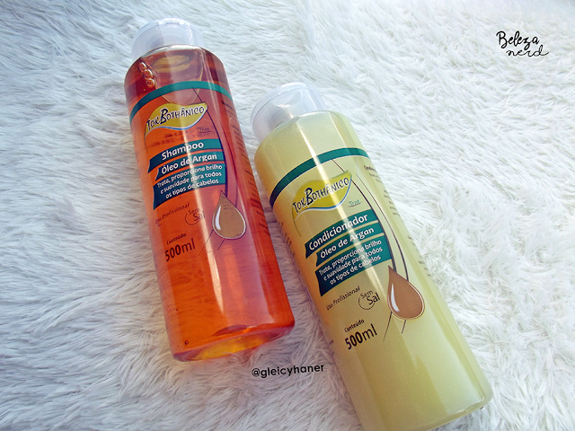 Shampoo e condicionador Tok Bothânico Óleo de Argan Shampoo e condicionador tok bothânico