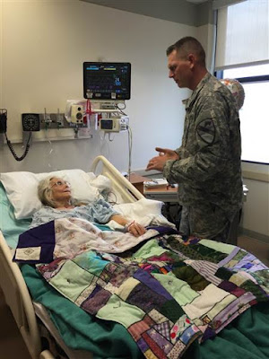 For 12 years, Elizabeth Laird would stand at the airport in Fort Hood and give every soldier - deploying or returning - a warm hug, a wonderful smile and kind words.
