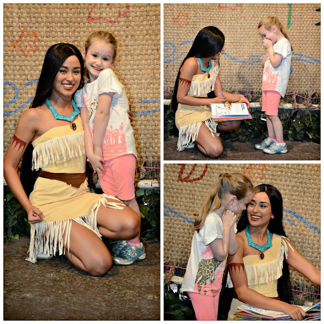 Meeting Pocahontas at Animal Kingdom Walt Disney World