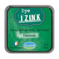 Izink dye ink pad - Vert Emeraude