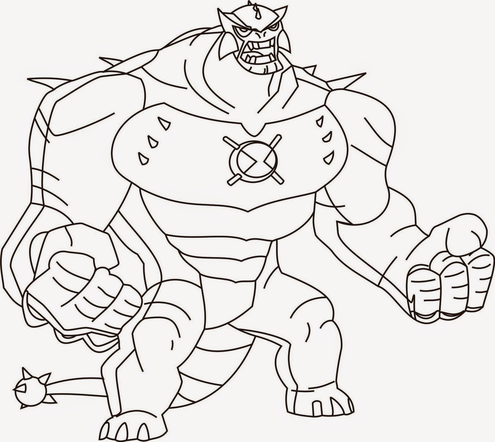 Ben 10 Coloring Drawing Free wallpaper