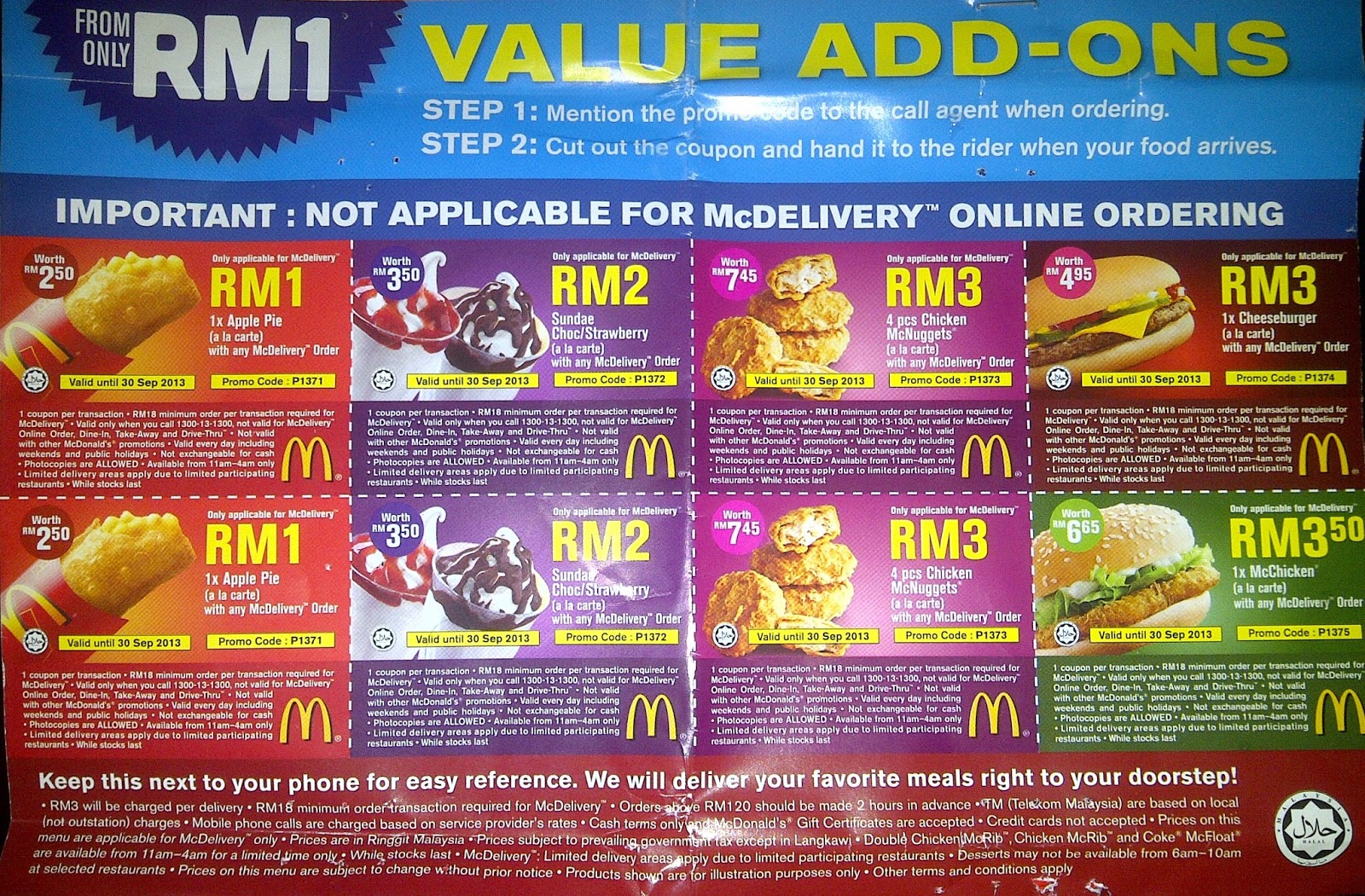 BEST FB KL: Domino's & McDonald's Coupon Codes Valid Till September 30
