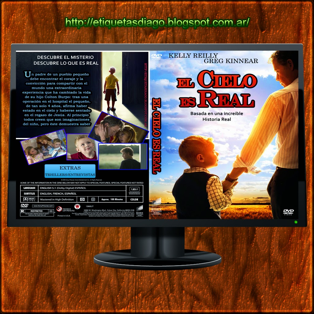 Heaven Is for Real (el cielo es real)  DVD COVER 