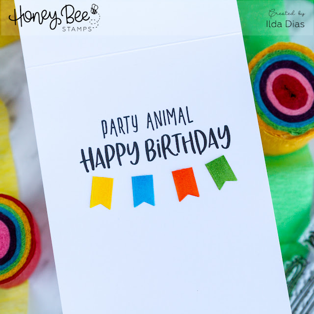 You're One of A Kind Party Animal Birthday Card for the BEE BOLD Blog Hop by ilovedoingallthingscrafty