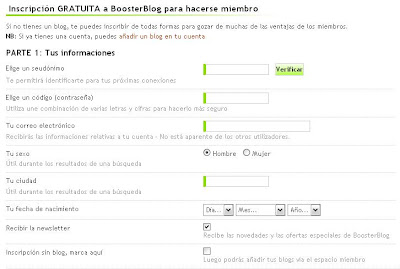 BoosterBlog Tutorial de registro e indexación wordpress bau