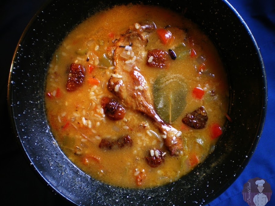 Arroz con pato confitado: Elaboración, paso 3