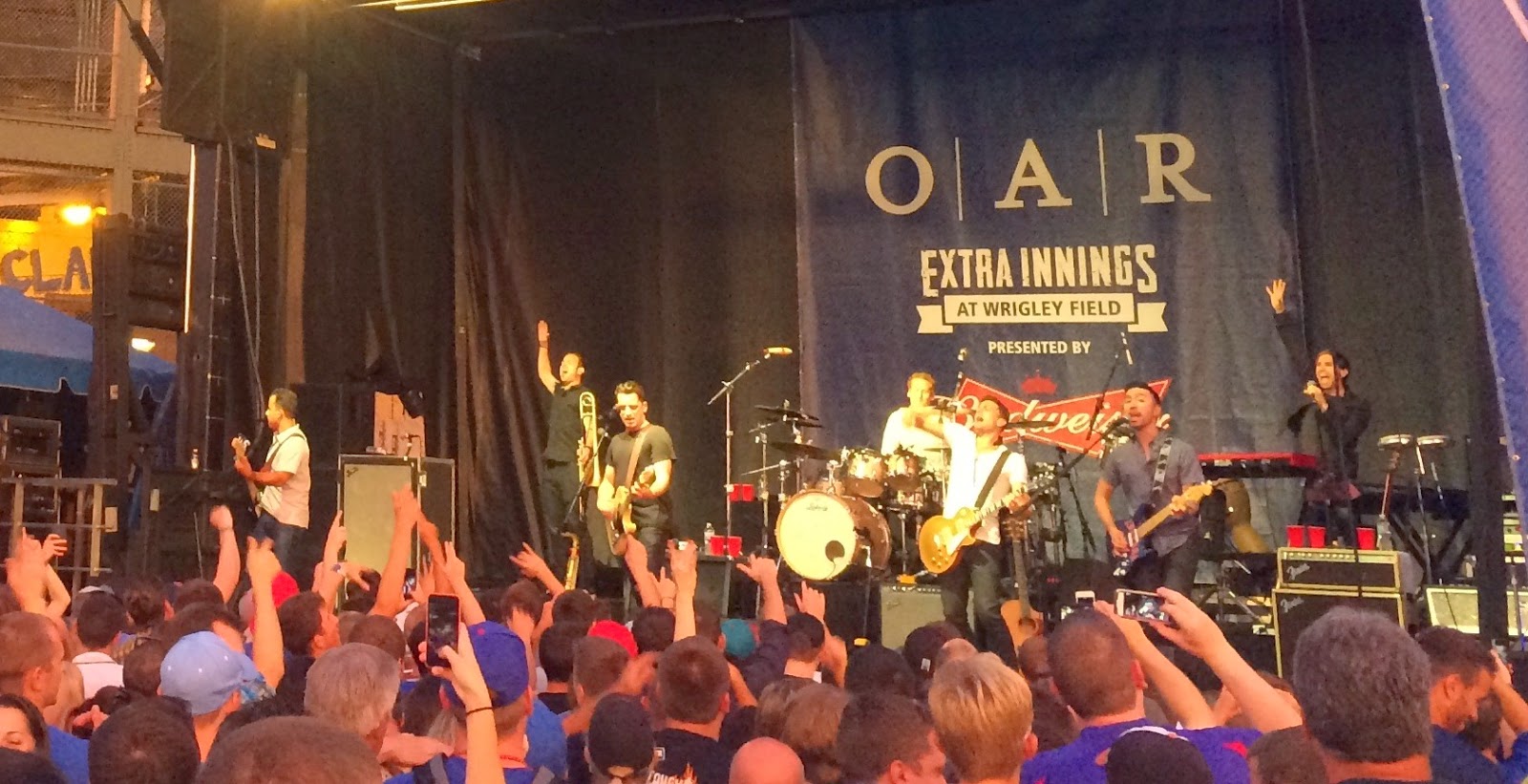 ramblings of a concert junkie O.A.R., Wrigley Field Parking Lots